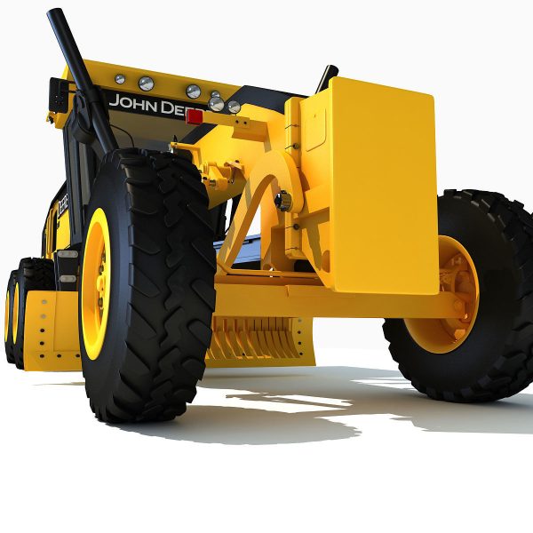 Yellow John Deere Grader