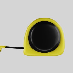 Yellow measure tape