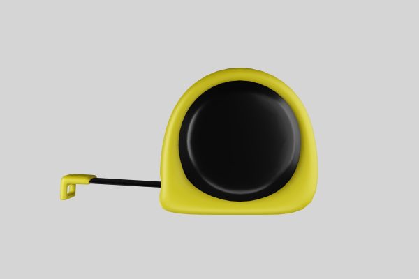 Yellow measure tape