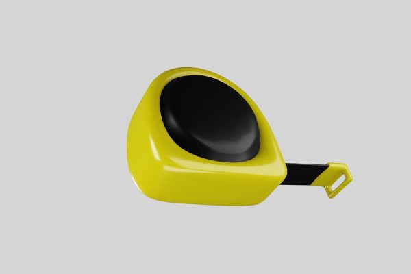 Yellow measure tape