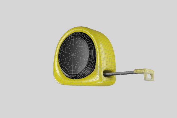 Yellow measure tape