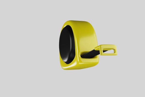 Yellow measure tape