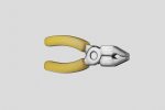 Yellow pliers hand tool