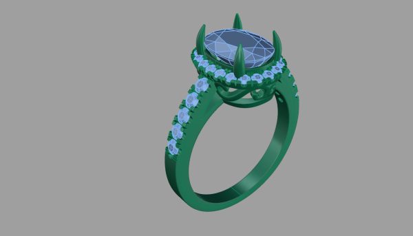 Yellow sapphire ring