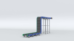 Z Type Conveyor Belt Adjustable and Rigged