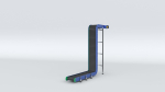 Z Type Conveyor Belt Adjustable and Rigged
