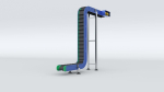 Z Type Conveyor Belt Adjustable and Rigged