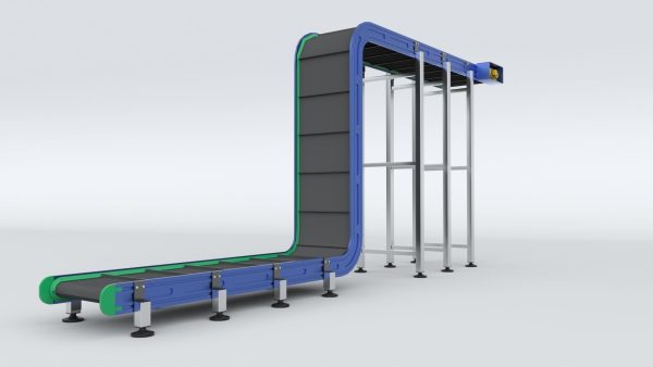 Z Type Conveyor Belt Adjustable and Rigged