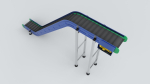 Z Type Conveyor Belt Adjustable and Rigged