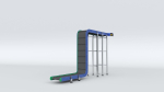 Z Type Conveyor Belt Adjustable and Rigged