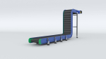 Z Type Conveyor Belt Adjustable and Rigged