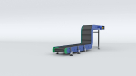 Z Type Conveyor Belt Adjustable and Rigged