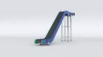 Z Type Conveyor Belt Adjustable and Rigged