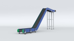 Z Type Conveyor Belt Adjustable and Rigged
