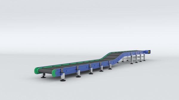 Z Type Conveyor Belt Adjustable and Rigged