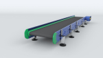 Z Type Conveyor Belt Adjustable and Rigged