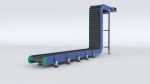 Z Type Conveyor Belt Adjustable and Rigged