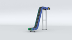 Z Type Conveyor Belt Adjustable and Rigged