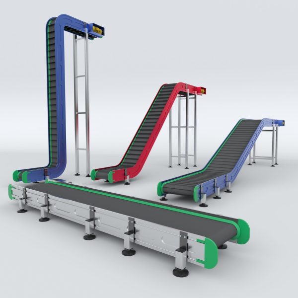 Z Type Conveyor Belt Adjustable and Rigged