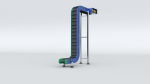 Z Type Conveyor Belt Adjustable and Rigged