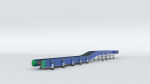 Z Type Conveyor Belt Adjustable and Rigged