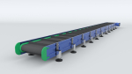 Z Type Conveyor Belt Adjustable and Rigged