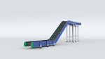 Z Type Conveyor Belt Adjustable and Rigged