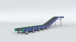 Z Type Conveyor Belt Adjustable and Rigged