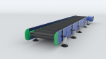Z Type Conveyor Belt Adjustable and Rigged