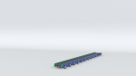 Z Type Conveyor Belt Adjustable and Rigged