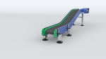Z Type Conveyor Belt Adjustable and Rigged
