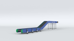 Z Type Conveyor Belt Adjustable and Rigged
