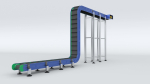 Z Type Conveyor Belt Adjustable and Rigged