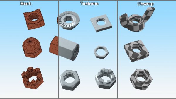 Zinc Steel Nuts Kit