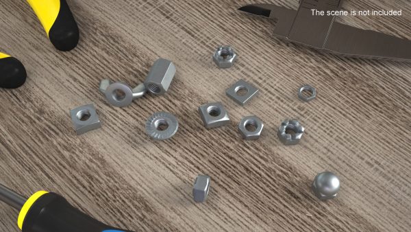 Zinc Steel Nuts Kit